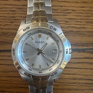 Fossil Two-Tone Silver and Gold Watch